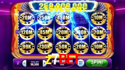 Interface moderna da plataforma z7bet